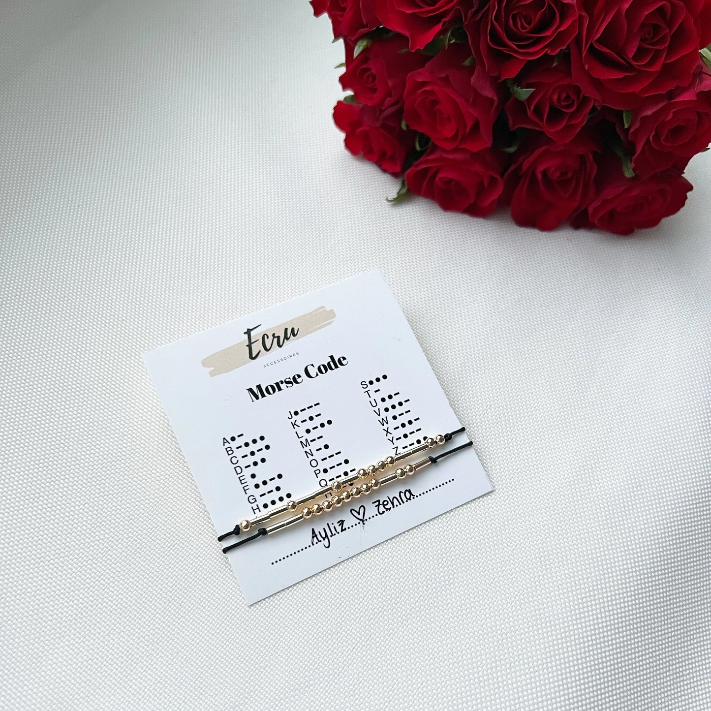 Morse Code Armbänder Classic 2er Set